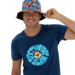 gorro de pescador reversible