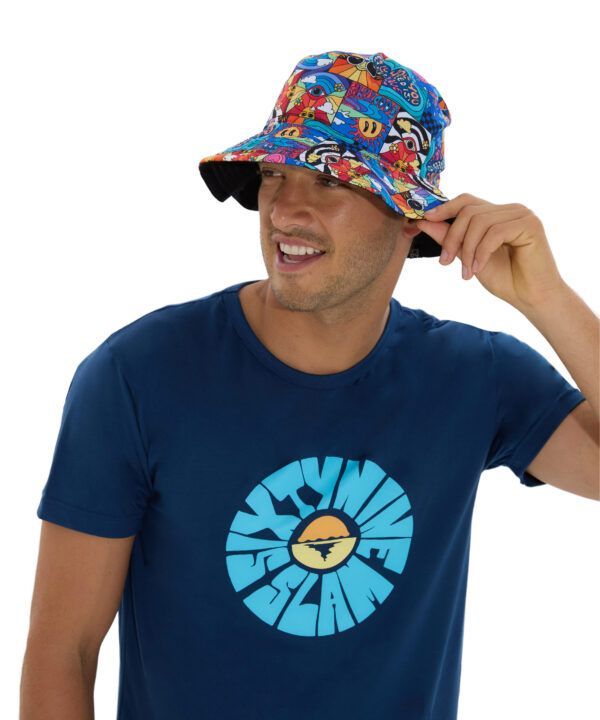 gorro de pescador reversible