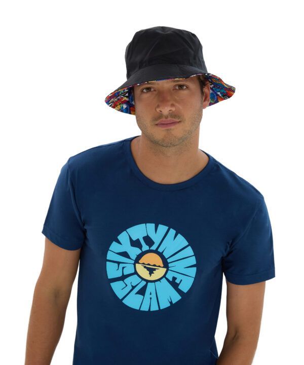 gorro de pescador reversible