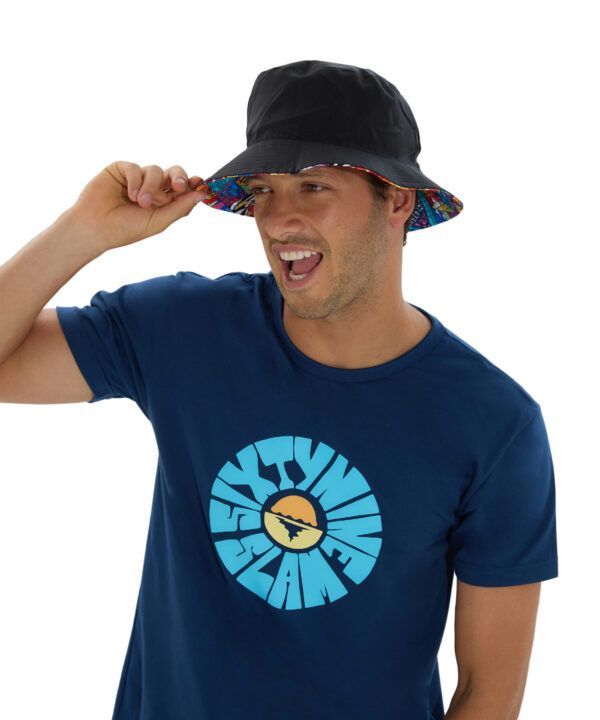 gorro de pescador reversible