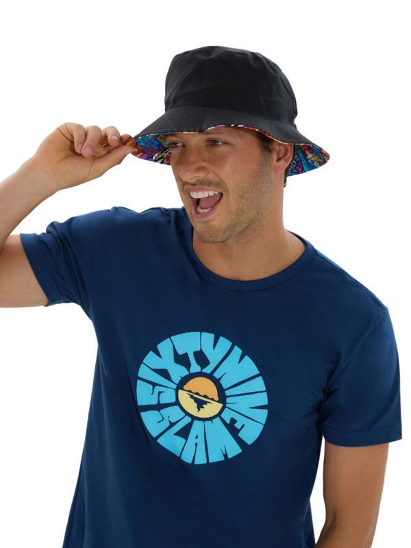 gorro de pescador reversible