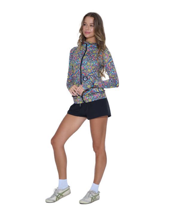 chaqueta con capucha mujer