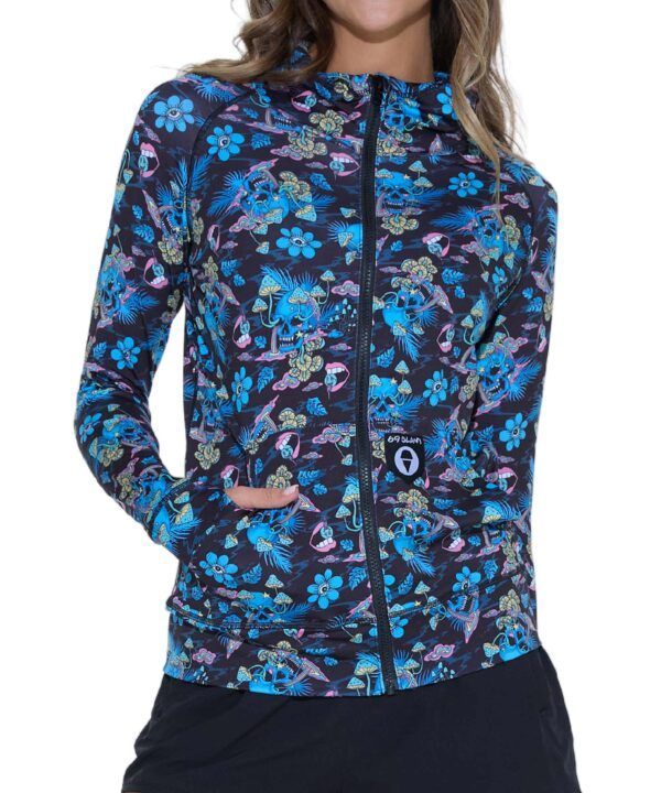 chaqueta con capucha mujer