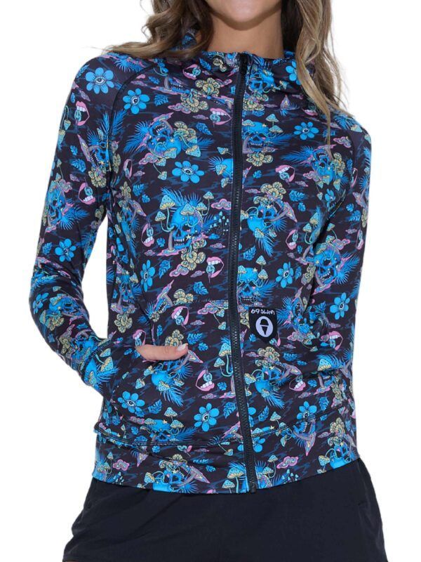 chaqueta con capucha mujer
