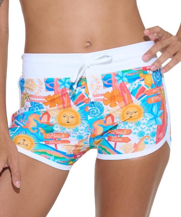 bañador short mujer