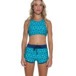 bañador short mujer