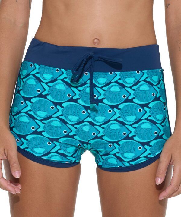 bañador short mujer