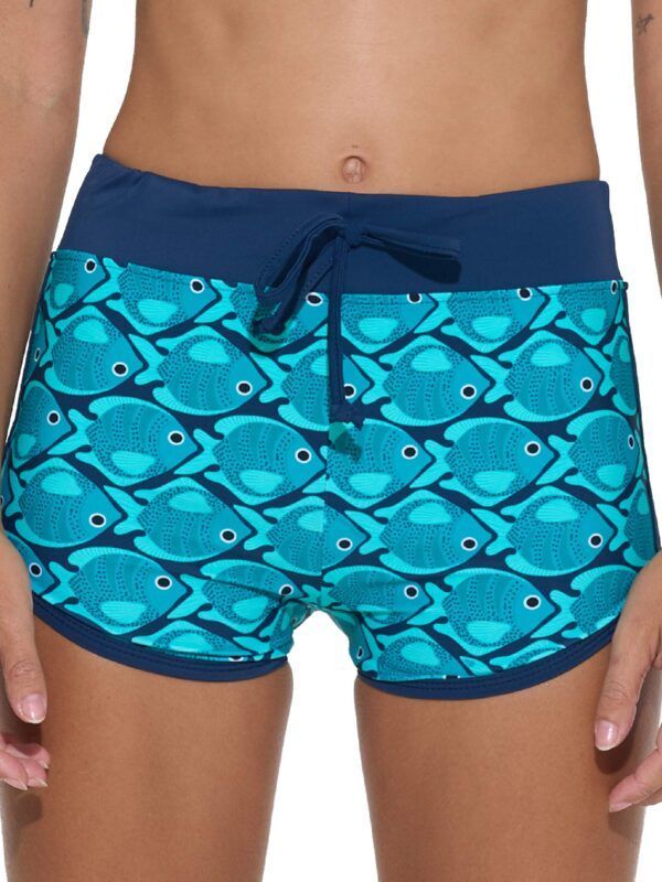 bañador short mujer