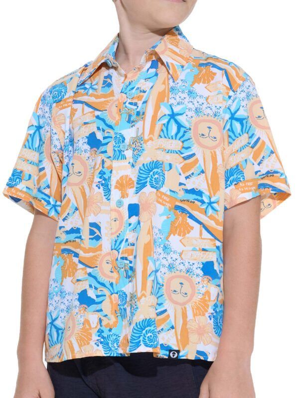 camisa manga corta niño
