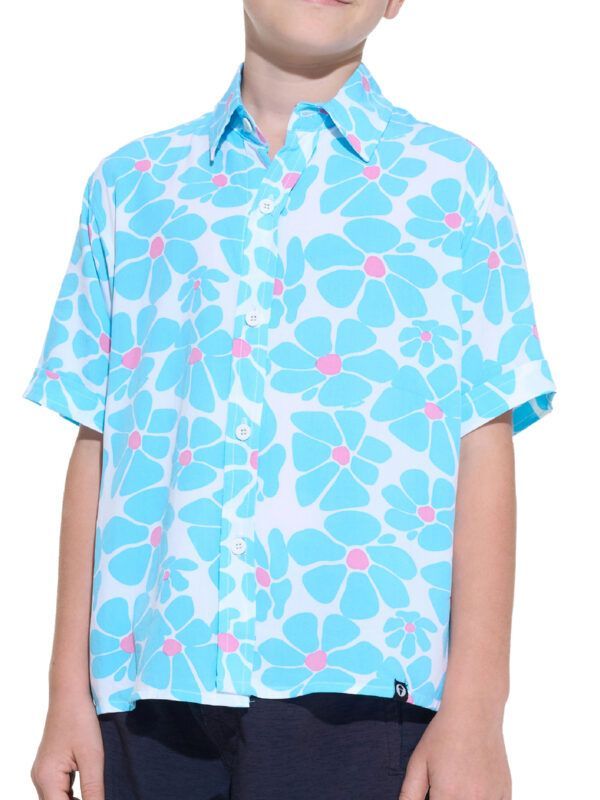 camisa manga corta niño
