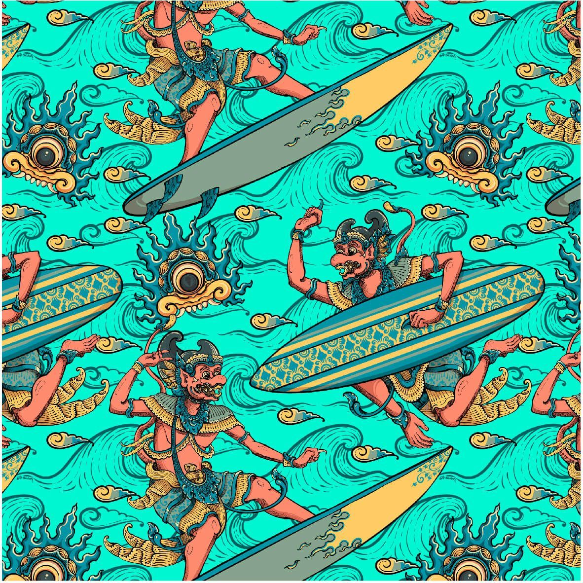 Print Kotak Poly Collab