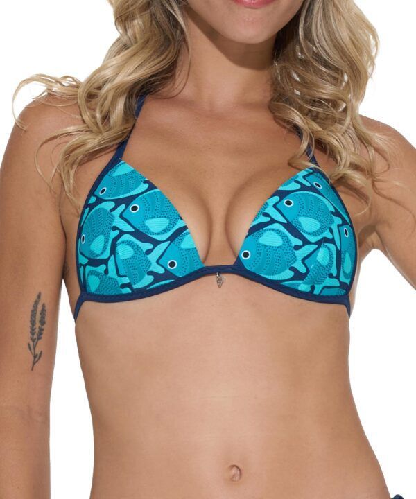 top bikini triángulo