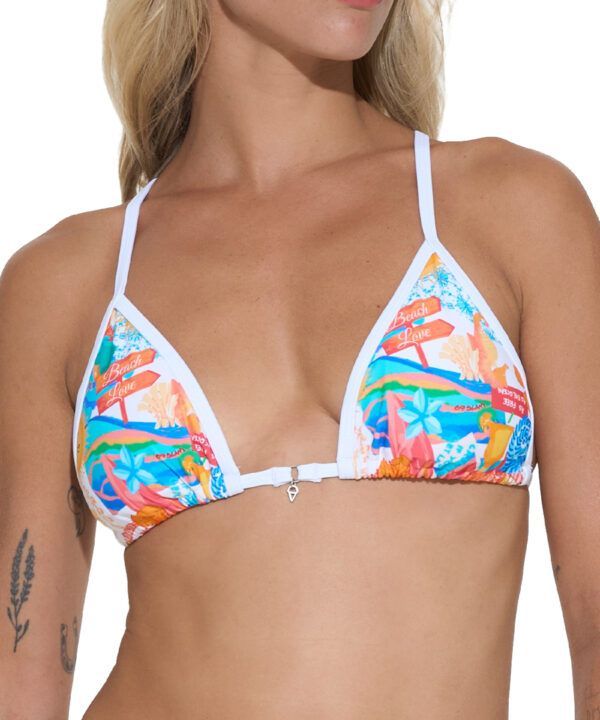 top bikini triángulo