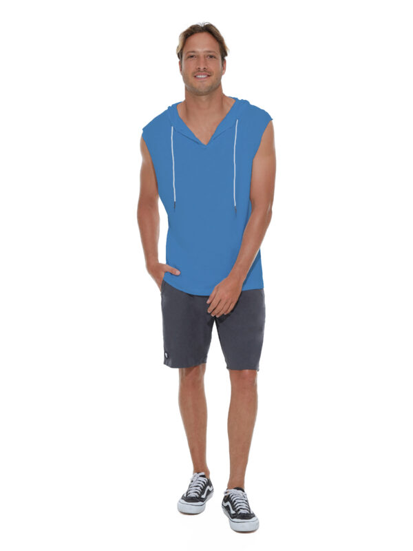 CAMISETA CON CAPUCHA REGAN AZUL