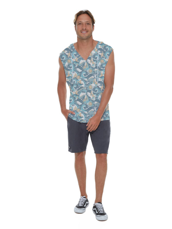 CAMISETA CON CAPUCHA LAZAR ANCIENT WAVE