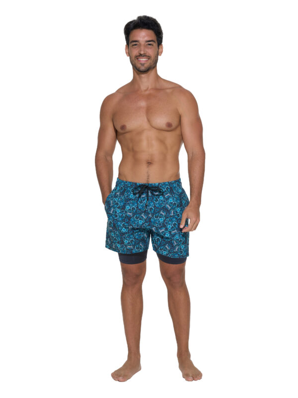 PANTALÓN CORTO DEPORTE  SKULLER - Imagen 1