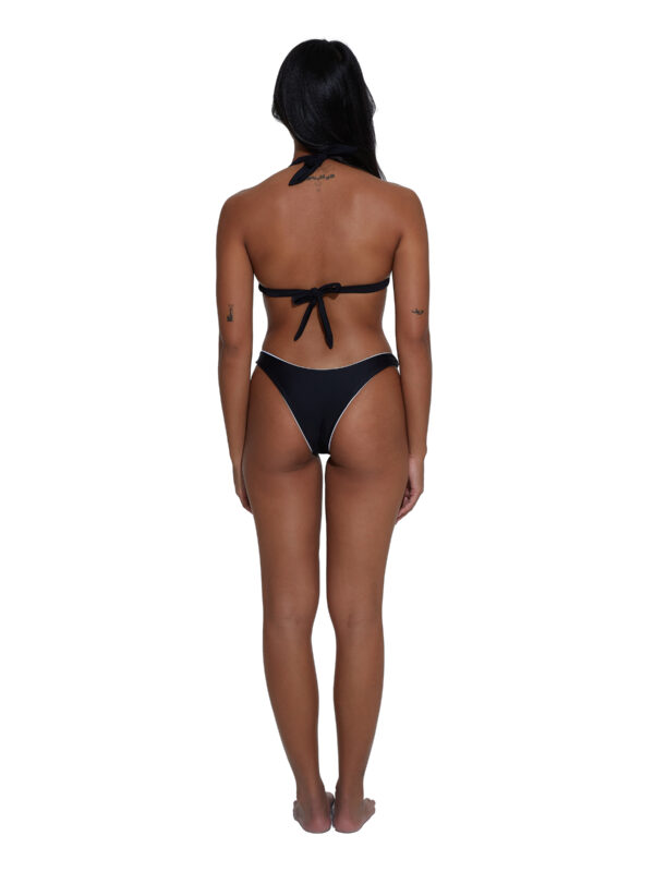 BRAGUITA BIKINI REVERSIBLE FARAH NEGRA - Imagen 2