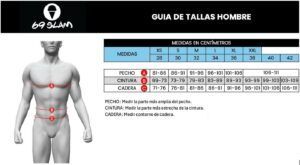 Guía de tallas hombre