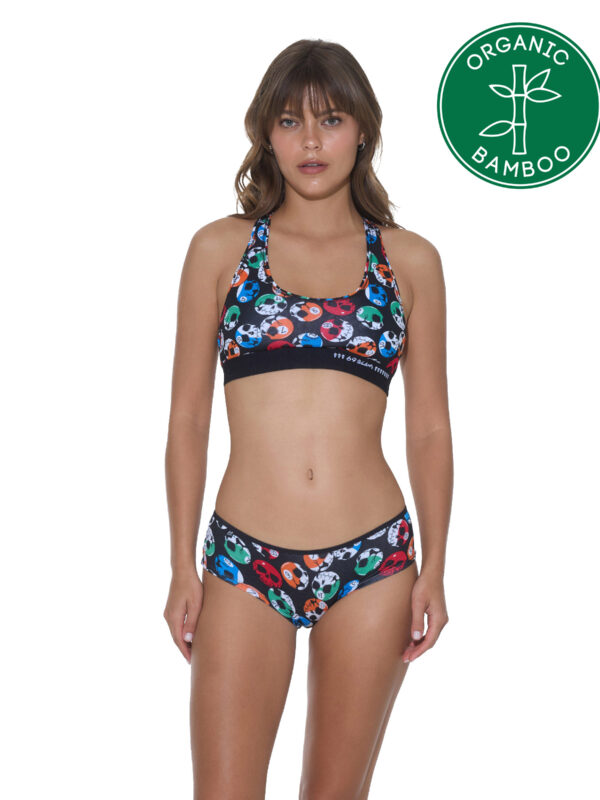 SUJETADOR BAMBÚ KAIA POOL SKULL - Imagen 3