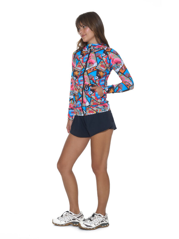 CHAQUETA DEPORTIVA CON CAPUCHA CALI PINK RIDER - Imagen 2