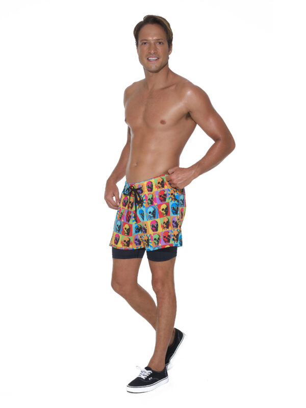 PANTALÓN CORTO DEPORTE REUS HIGH SKULL - Imagen 2
