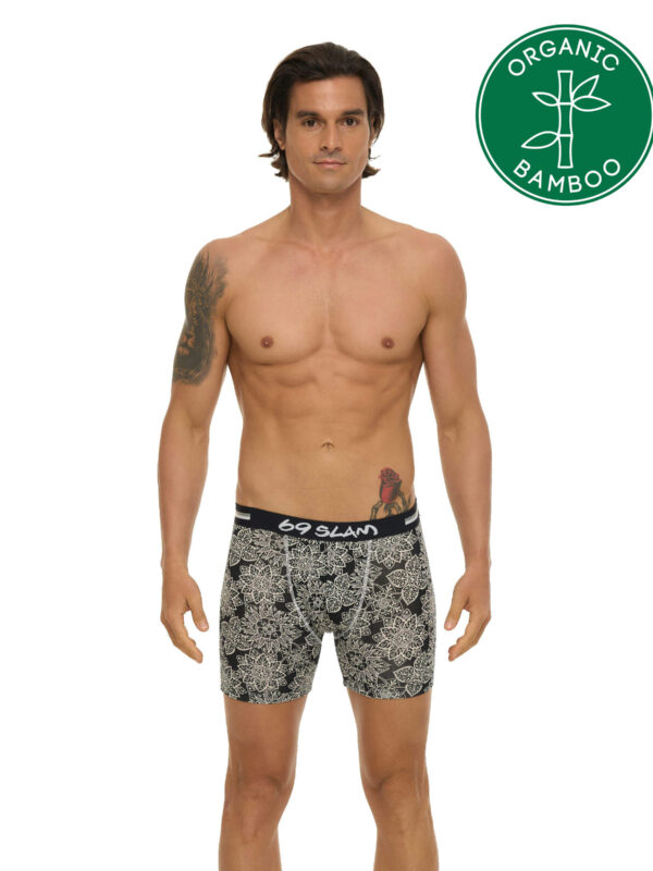 BOXER BAMBÚ GILBERT FLORAL MANDALA