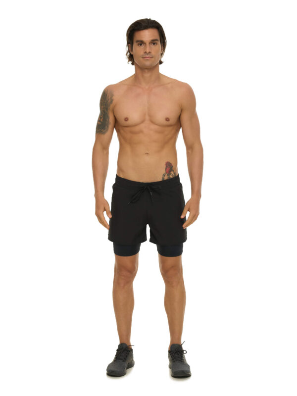 PANTALÓN CORTO DEPORTE REUS NEGRO