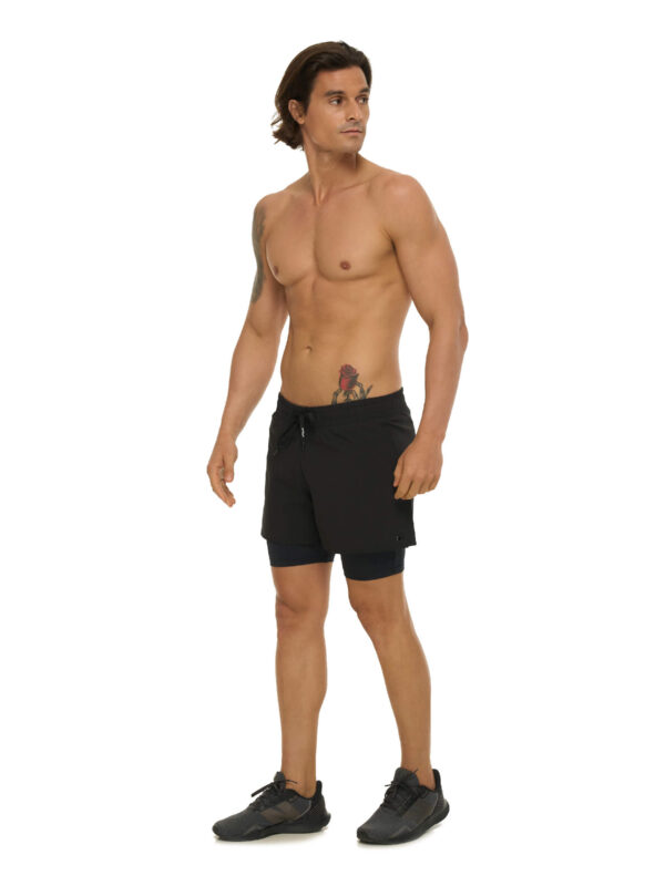 PANTALÓN CORTO DEPORTE REUS NEGRO - Imagen 3